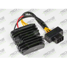 Rick's Motorsports Electrics Universal Style Hot Shot Series Rectifier-Regulator for Kawasaki ER-6N '05-20, Ninja 300 '13-18, Ninja 650R '05-20, KLE650 '06-20, Z1000R '03-20